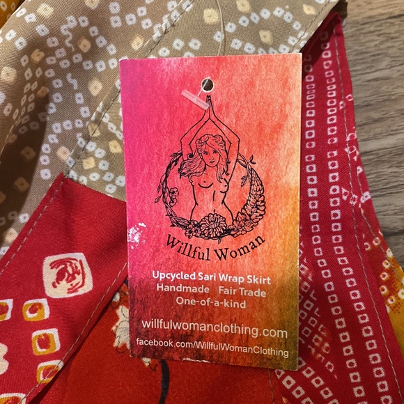 Sari wrap skirt - Picture 3 of 4